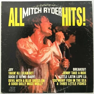 MITCH RYDER "All Mitch Ryder Hits" Stereo LP Original 1967 New Voice 2004 VG++ - Picture 1 of 4