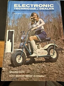 Electronic Technician/Dealer Magazine: Selling CCTV Post Market August 1969 - Imagen 1 de 5