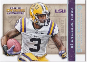 ODELL BECKHAM JR New York Giants Football Card LSU TIGERS Draft Picks MINT LE! - Picture 1 of 2