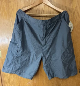 Paradise Collection Men's Swim Trunks Gray Board Shorts Pocket Size 42 - Picture 1 of 7