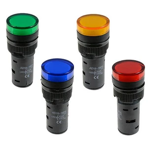 Pilot Light LED 16mm Indicator Warning Lamp Panel Mounting 220V - Picture 1 of 5