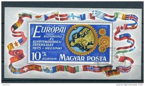 Hungary 1975 Sheet Mi Block 113A Used First Day Special Cancel/CTO Europa - Picture 1 of 1
