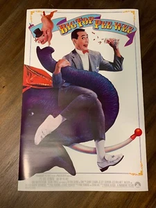 1988 Big Top Pee Wee Movie Promo Poster, 26x17, Paramount, Rare, New! Mint!! - Picture 1 of 6