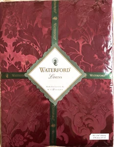 Mantel Waterford Crystal Linens Kingscourt 70" X 84' Oblongo Rojo Rubí Nuevo - Imagen 1 de 4