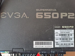 ALIMENTATORE COMPUTER EVGA SUPERNOVA 650 P2 220-P2-0650 650 W - Foto 1 di 1