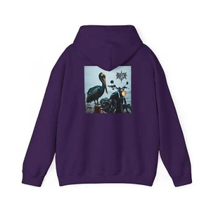 Harley Davidson and Pelican , Dean Roth, Unisex Heavy Blend™ Hooded Sweatshirt - Picture 1 of 39
