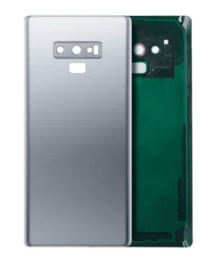 Back Cover Glass With Camera Lens Compatible Samsung Galaxy Note 9 Cloud Silver - Picture 1 of 4
