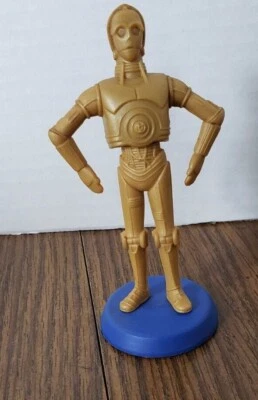 McDonald's Star Wars C-3PO Wacky Wobbler Bobble Keeper Toy Figure 2011 4.5" - Image 1 of 4