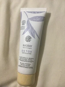 NAOBAY DETOX Black Fossil WOOD MASK  NEW   Cream - Picture 1 of 1