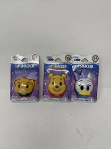 3 Lip Smacker Disney Emoji Flip Flavored Lip Balm, - Picture 1 of 1