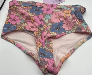 Wild Fable Bikinihose hohe Taille freche Boyshorts XSmall (0-2) Blumenmuster - Bild 1 von 5