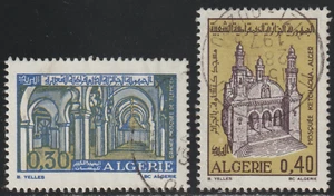 Algeria 1970-75 SC# 456 - 457 - Great Mosque Tlemcen - Ketchaoua Mosque - Used - Picture 1 of 2