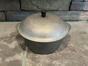 Vintage Club Cast Aluminum Hammered 4.5 Quart Dutch Oven Stock Pot Pan With Lid - Picture 1 of 5