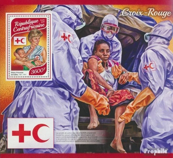 Folha miniatura 1706 da República Centro-Africana (completa. problema) desmontado perfeito/ - Imagem 1 de 1