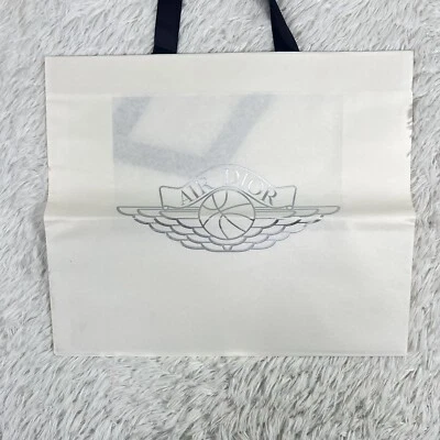 RARE! Original Nike Jordan 1 Air Dior Collab Shopping Bag From Dior In LA - Image 1 of 4