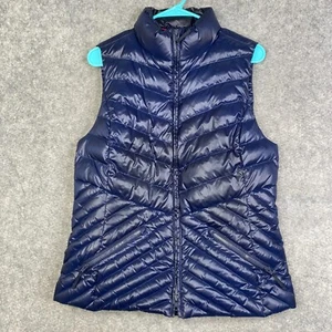 Talbots Womens Vest Medium Puffer Duck Down Insulated Warm Fitted Pockets - Picture 1 of 6