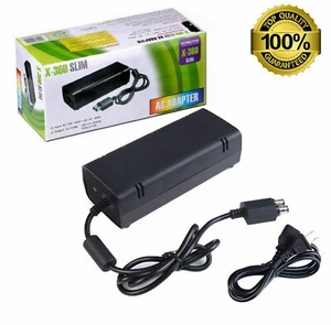 For Microsoft XBOX 360 Slim AC Adapter Brick Charger Power Supply Cord Cable USA - Picture 1 of 11