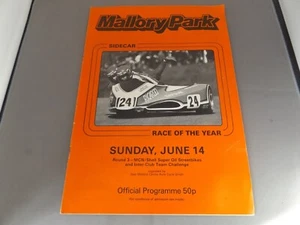 1981 MALLORY PARK PROGRAMME 14/6/81 - SIDECAR RACE OF THE YEAR - Picture 1 of 1