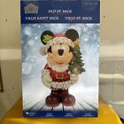 Disney Traditions 17” Mickey Mouse Old Style Mick Christmas Greeter Xmas...