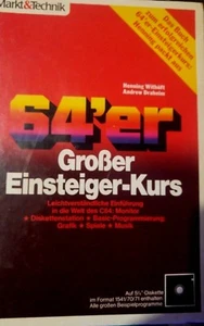 Withöft & Draheim 64er Großer Einsteiger-Kurs Buch (ohne Diskette) (C 64 Buch) - Imagen 1 de 1