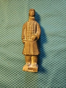 Chinese Terra Cotta Army Warrior Figure 7 Inches Tall - Picture 1 of 12