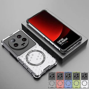 Para Xiaomi 13 Ultra, Lujo Anillo Magnético Nido de Abeja Híbrido Armadura Estuche Rígido Cubierta - Imagen 1 de 20