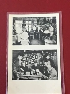 EARLY WW1 MILITARY PC - DULMEN P. O. W. CAMP - BARBER & SCULPTOR - Picture 1 of 2