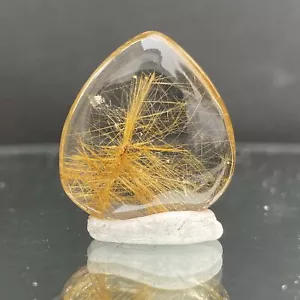 7g 2.7x2.5x0.8cm Clear Rutilated Quartz from China by Locco Decor - Picture 1 of 2