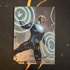 2022 Skybox UD MARVEL MASTERPIECES HAVIK #9 LEVEL 1 GOLD FOIL SIGNATURE SERIES