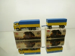 NACORAL 203+204 SCANIA LBS 140 V8 TRUCK+TRAILER -1:50- GOOD IN BOX - Foto 1 di 9