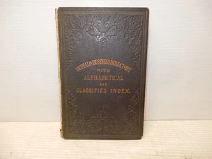 ANTIKES BÜFFEL NEW YORK BRANCHENBUCH FÜR 1855 - Bild 1 von 11