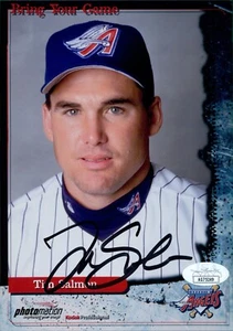 Tim Salmon Anaheim Angels Signed 5x7 Glossy Promo Photo JSA Authenticated - Picture 1 of 2