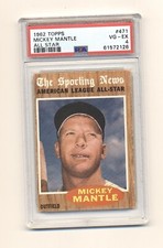 1962 TOPPS #471 MICKEY MANTLE ALL STAR PSA 4 VG-EX NY NEW YORK YANKEES NEW SLAB!