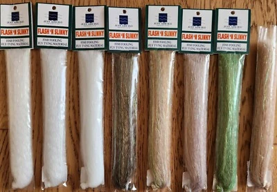 FLASH 'N SLINKY - Fly Tying Fiber Materials By Just Add H20. Choose Color. - Image 1 of 2