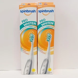 (2) Spinbrush DL-250 Pro Battery Powered Soft Toothbrush - Picture 1 of 2