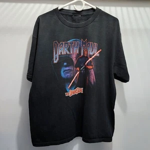 Star Wars Darthmaul Dark Side Camicia Nera Clone Wars Rara Adulto Taglia Large - Foto 1 di 6