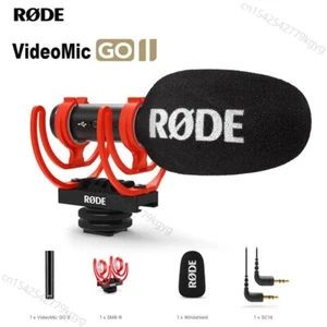 RODE VideoMic GO II Professional Video Microphone For Camera DSLR Studio Live - Picture 1 of 5