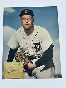 Ned Garver - Detroit Tigers - Cut Autographed/Signed - Picture 1 of 6
