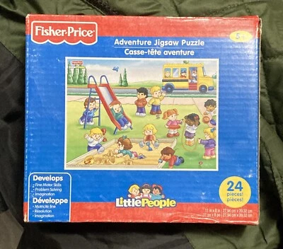 Fisher Price Little People Adventure Jigsaw Puzzle Playground 24pcs - Image 1 of 4