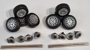Cerchi Racing Opel Simca VW Renault 3 Fori 1:18 Trasformazione Tuning 1:18 Set Ruote - Foto 1 di 2