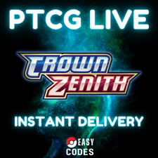 Crown Zenith Codes Booster Pokemon TCG Live Pack Instant delivery