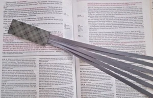SILVERS Bible bookmark ribbons book mark ribbon hymnal journal planner study USA - Imagen 1 de 2