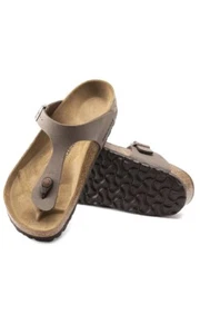 birkenstock gizeh bs mocca regular fit uk size 7.5 - Picture 1 of 4