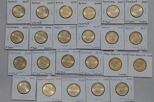 🧭 🇺🇸 DÓLARES PRESIDENCIALES DE ESTADOS UNIDOS 2012-2013 - 23 MONEDAS CON PRUEBAS B72 #17 - Imagen 1 de 6