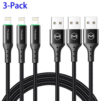 Mcdodo Fast Charger USB Charging Cable for iPhone 14 13 12 11 Pro Max XR 8 iPad - Image 1 of 4