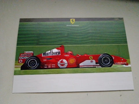 FERRARI ORIGINAL OFFICIAL  card Michael Schumacher 2281/05 Golinelli Cover