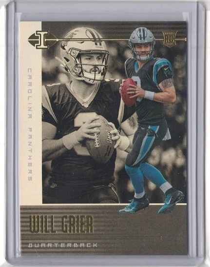 WILL GRIER 2019 Panini Illusions RC Rookie #96 PANTHERS Mountaineers - Image 1 of 1