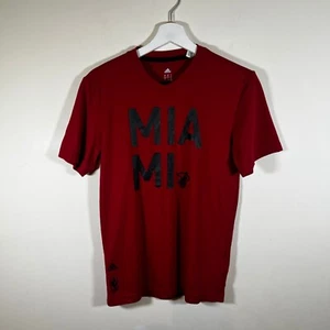 Nike NBA Miami Heat Men's T-Shirt Tee Red Black Size S Small - Picture 1 of 8