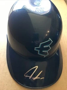 Tyler Locklear Signed Everett Aquasox Souvenir Helmet Aprox.9x5x5” Mariners Auto - Picture 1 of 5