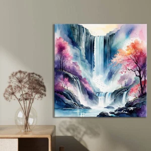 Colorful Waterfall Limited Edition High Quality Home Decor Australian Made - Picture 1 of 3